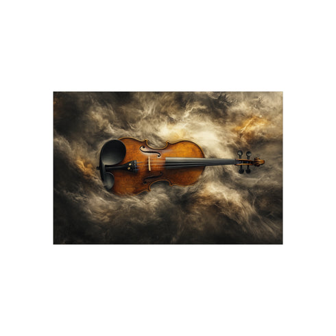 "Violin Storm Brewing - Poster"