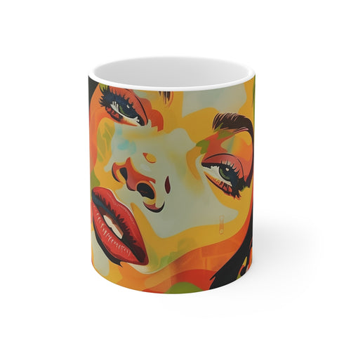 "Vivid Pop Art Mug"