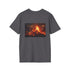 Volcano Erupting Music Note Tee
