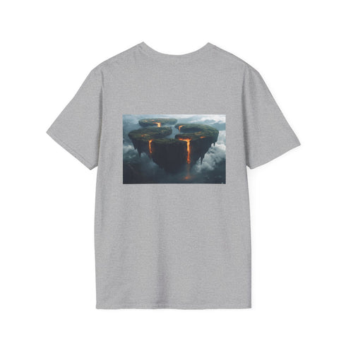 Volcano Islands Orbiting in Space