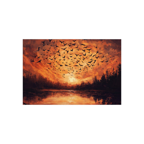 Vortex Birds Circle Crystal Lake