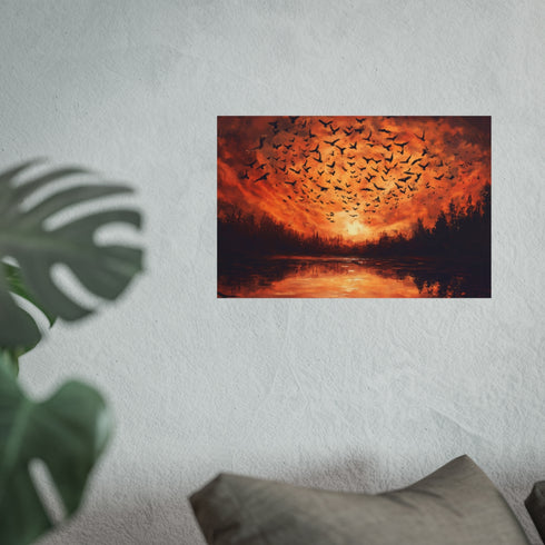 Vortex Birds Circle Crystal Lake