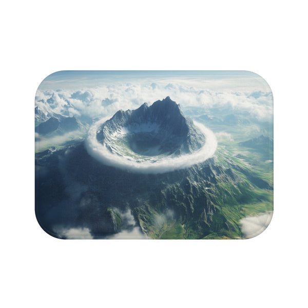 Vortex-Inspired Luxurious Mountain Peak Bathmat
