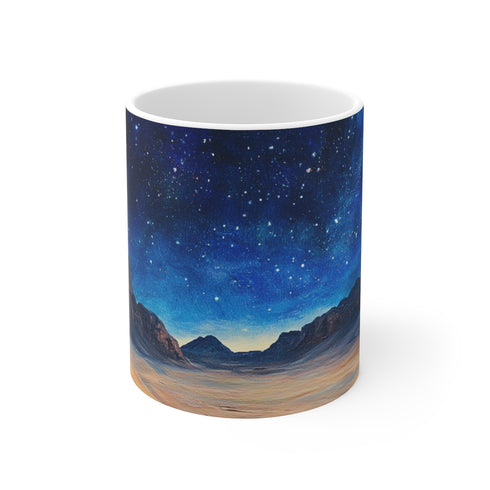 "Wadi Rum Starry Night Mug"