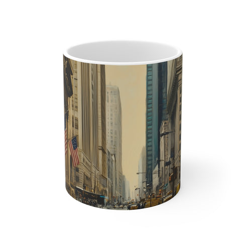 "Wall Street Coffee Mug Masterpiece"