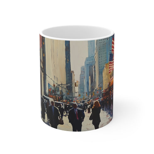 "Wall Street New York Coffee Mug"