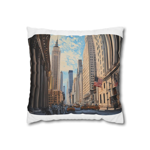 "Wall Street NY Pillowcase Masterpiece"