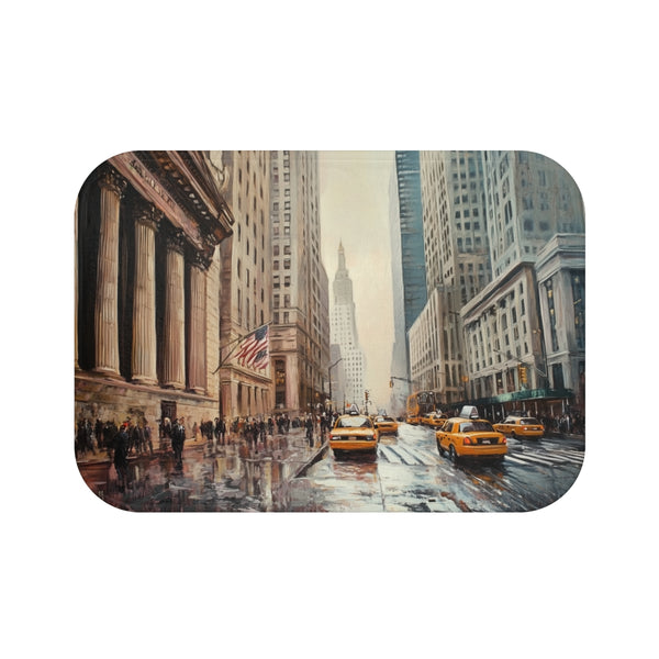 "Wall Street NYC Bath Mat"