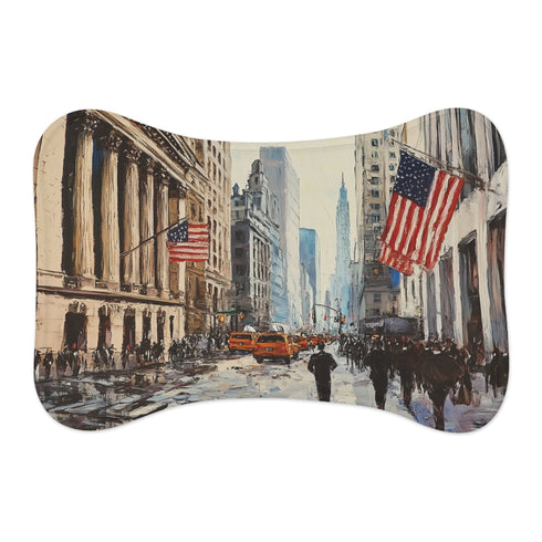 "Wall Street Pawsome Pet Mat"