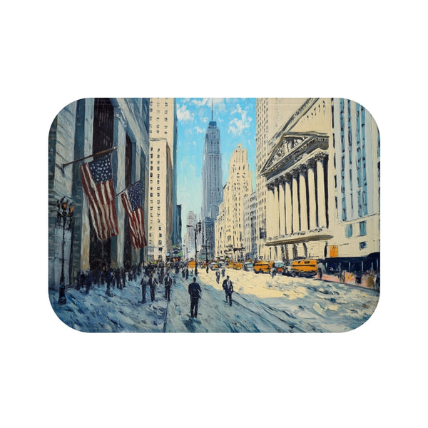 "Wall Street Splendor Bath Mat"