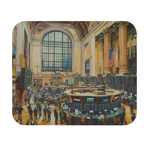Wall Street Trading Floor Mouse Pad