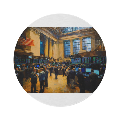"Wall Street Trading Floor Rug"