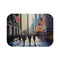"Wall Street Watercolor Bath Mat"