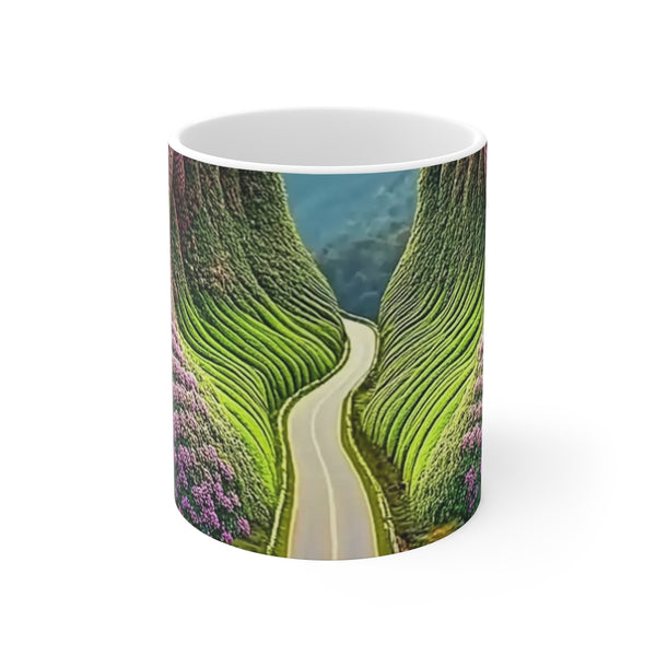 "Wanderlust Road Map Mug"