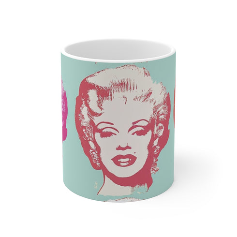 "Warhol-inspired Marilyn Coffee Mug"