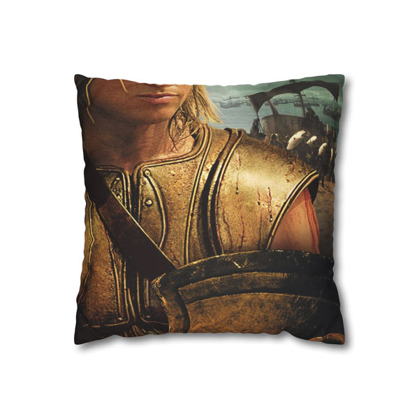 "Warrior Brad Pitt Pillowcase: Conquer Sleep"