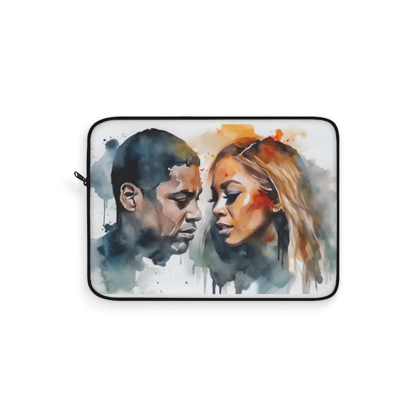 "Watercolor Jay Z Beyonce Laptop Sleeve"