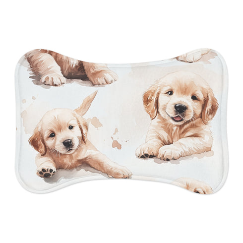 "Watercolor Labrador Puppy Pet Mat"