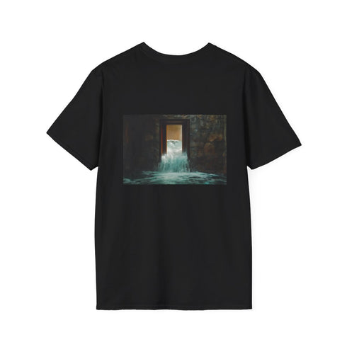 Waterfall Portal T-shirt Adventure Design.