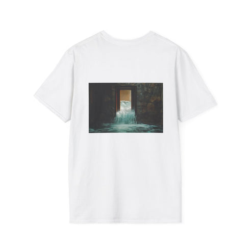 Waterfall Portal T-shirt Adventure Design.