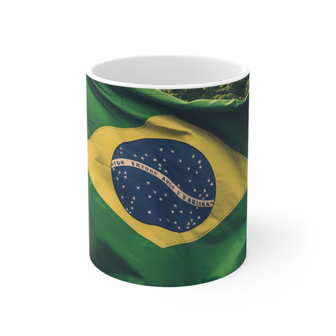 "Wave the Brazilian Flag Mug"