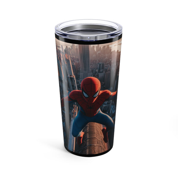 Web Slinging Spiderman Water Bottle