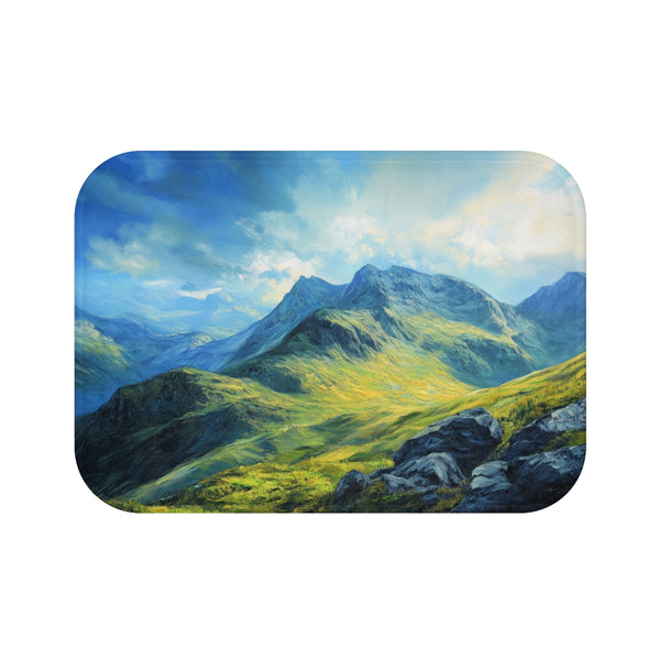 "Welsh Winter Wonderland Bath Mat"