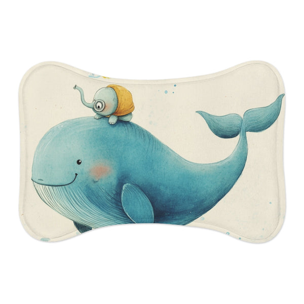Whale and Elephant Adventure Pet Mat