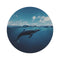 "Whale Beauty Round Rug"