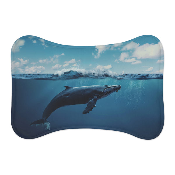 "Whale Bliss Pet Mat: Dive into Comfort"