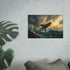 Whale Breaching Sky's Edge Poster