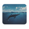 Whale Majesty Mouse Pad Dive into Minimalist Style
