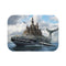 Whale-Themed Castle Bath Mat