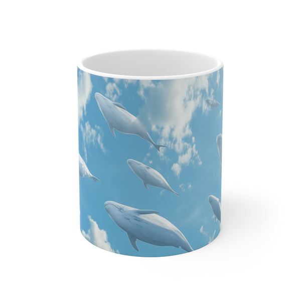 Whale-Themed Sky Mug Design