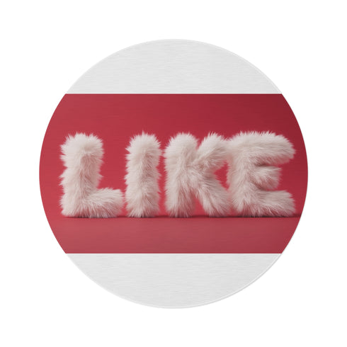 "Whimsical 3D Fur Creation Rug"