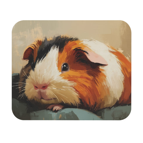 Whimsical American Guinea Pig Mouse Pad