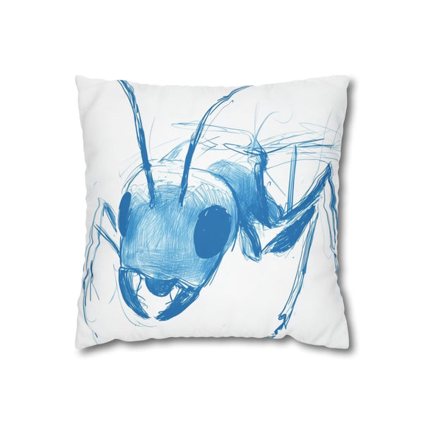 "Whimsical Ant Sketch Pillowcase"