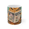"Whimsical Bengal Cat Poster Mug"