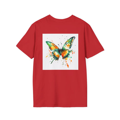 Whimsical Butterfly Watercolor Tee