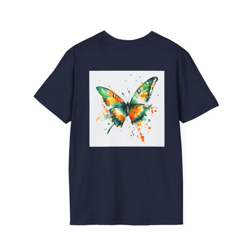 Whimsical Butterfly Watercolor Tee