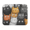 Whimsical Cat Tower Mouse Pad