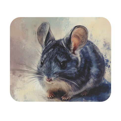 Whimsical Chinchilla Mouse Pad