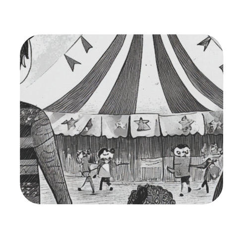 Whimsical Family Adventure Mouse Pad