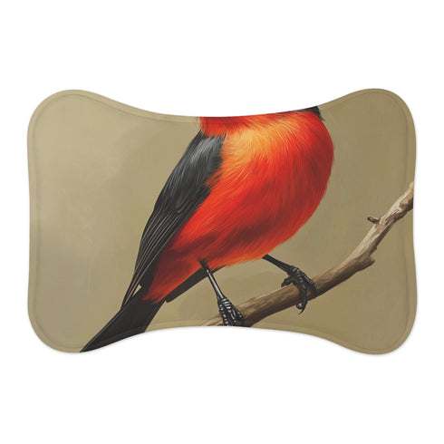 "Whimsical Flycatcher Bird Mat"
