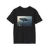 Whimsical Flying Whale City Tee