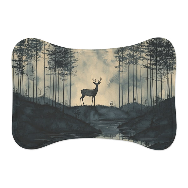 "Whimsical Forest Haven Pet Mat"