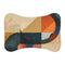 "Whimsical Geometric Pet Mat"