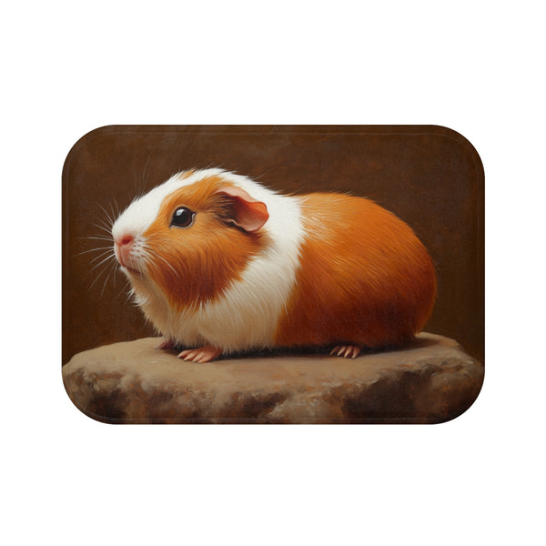 "Whimsical Guinea Pig Bath Mat"