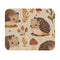 Whimsical Hedgehog and Mushroom Mouse Pad