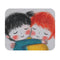 Whimsical Kids Hugging Mouse Pad